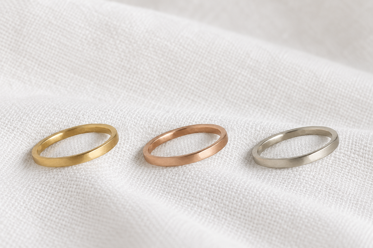 Ouro amarelo, branco ou rosa: o que muda?