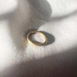 Aliança meia cana 2mm