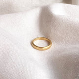 Aliança meia cana 3mm