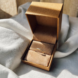 Anel diamante baguete