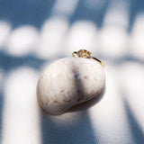 Anel gota de orvalho em ouro e diamantes